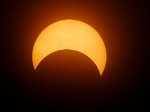 Bild einer Sonnenfinsternis