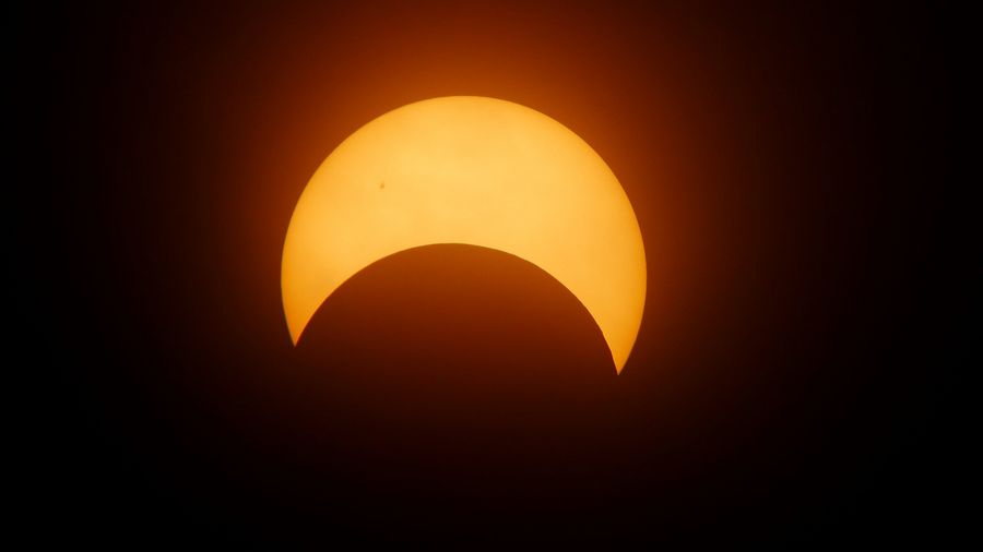 Bild einer Sonnenfinsternis
